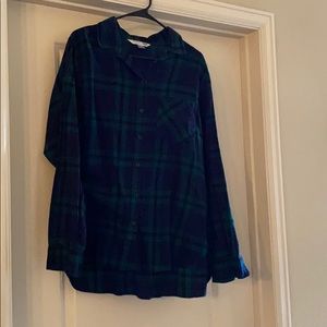 Oversized button down flannel